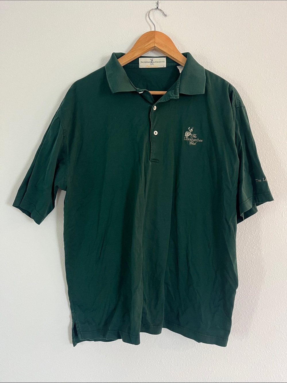 Fairway & Greene Green Golf Polo Shirt - The Loxahatchee Club